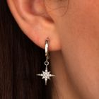 Starburst Hoop Earrings